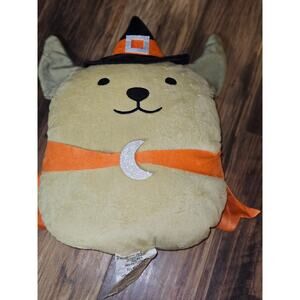 16"x10" Halloween Witch Dog Novelty Plush Pillow - Bullseye's Playground